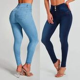 High Waist Jeans for Women with Tight Stretch Shaping and Comfort - Himpall
